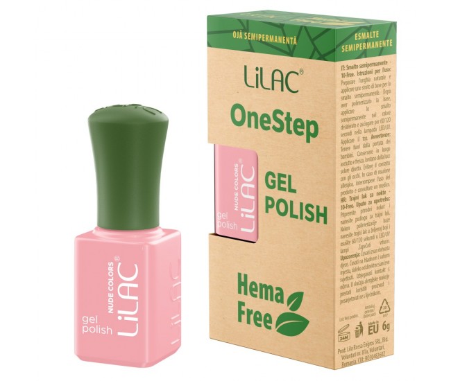 Oja semipermanenta Lilac OneStep Hema Free Nude 011