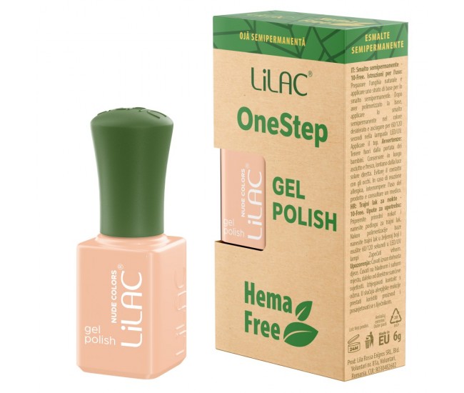 Oja semipermanenta Lilac OneStep Hema Free Nude 019