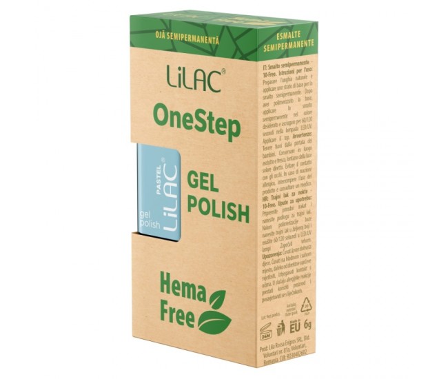 Oja semipermanenta Lilac OneStep Hema Free Pastel 033