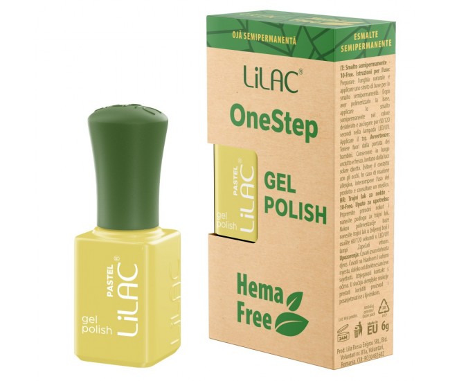 Oja semipermanenta Lilac OneStep Hema Free Pastel 036