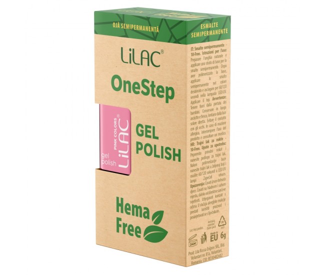 Oja semipermanenta Lilac OneStep Hema Free Pink 061