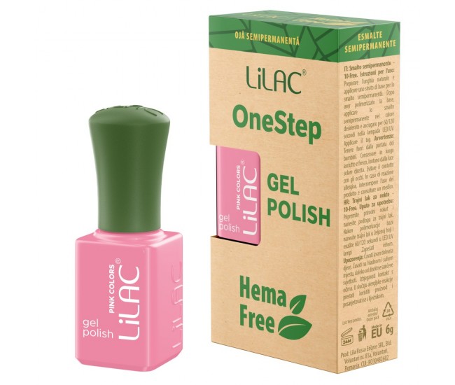 Oja semipermanenta Lilac OneStep Hema Free Pink 061