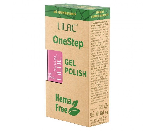 Oja semipermanenta Lilac OneStep Hema Free Pink 062