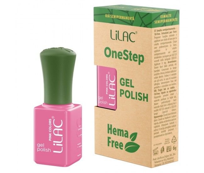 Oja semipermanenta Lilac OneStep Hema Free Pink 062
