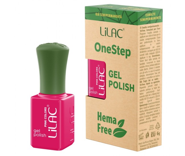 Oja semipermanenta Lilac OneStep Hema Free Pink 066