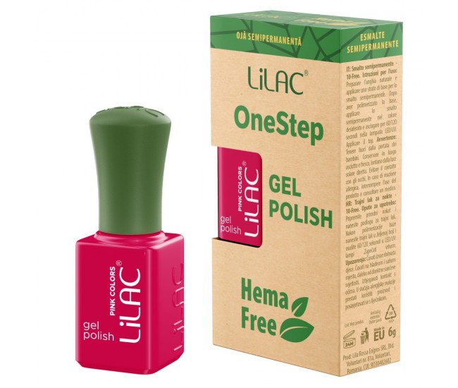 Oja semipermanenta Lilac OneStep Hema Free Pink 070