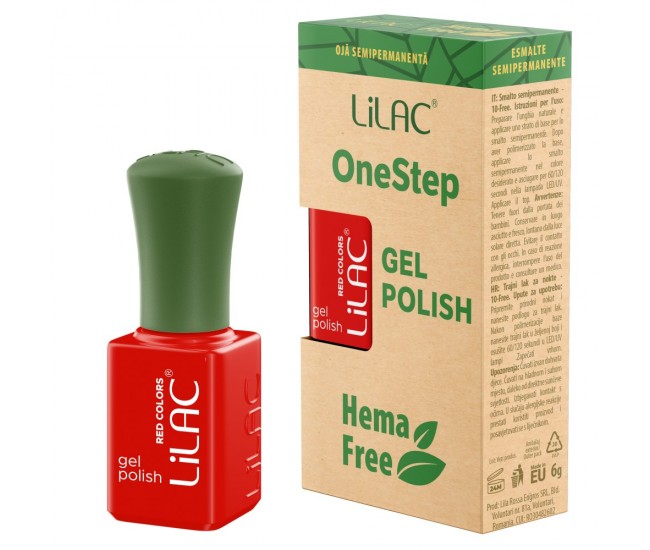 Oja semipermanenta Lilac OneStep Hema Free Red 025