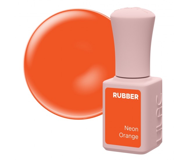 Oja semipermanenta Lilac Rubber Neon Orange 6 g