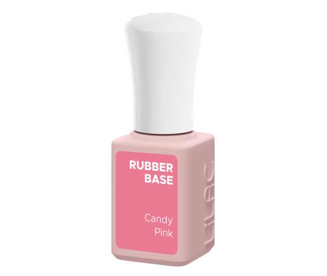Oja semipermanenta Lilac Rubber Base Candy Pink, 6 g
