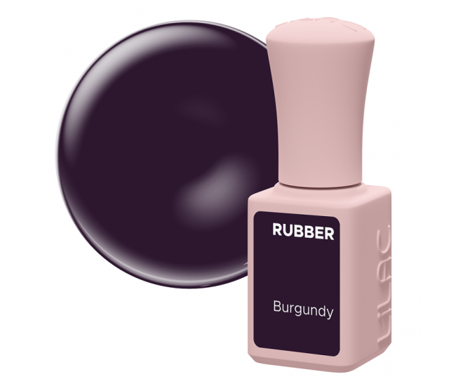 Oja semipermanenta Lilac Rubber Burgundy