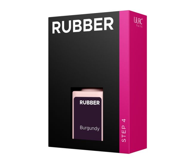 Oja semipermanenta Lilac Rubber Burgundy