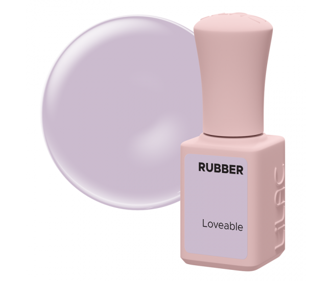 Oja semipermanenta Lilac Rubber Loveable