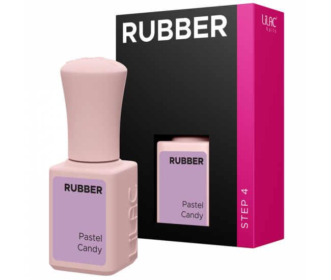 Oja semipermanenta Lilac Rubber Pastel Candy