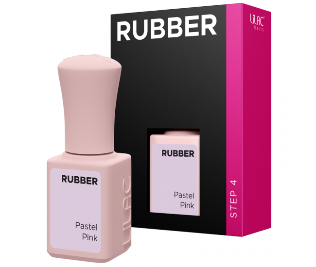 Oja semipermanenta Lilac Rubber Pastel Pink