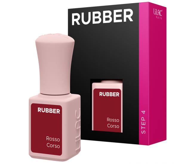 Oja semipermanenta Lilac Rubber Rosso Corso