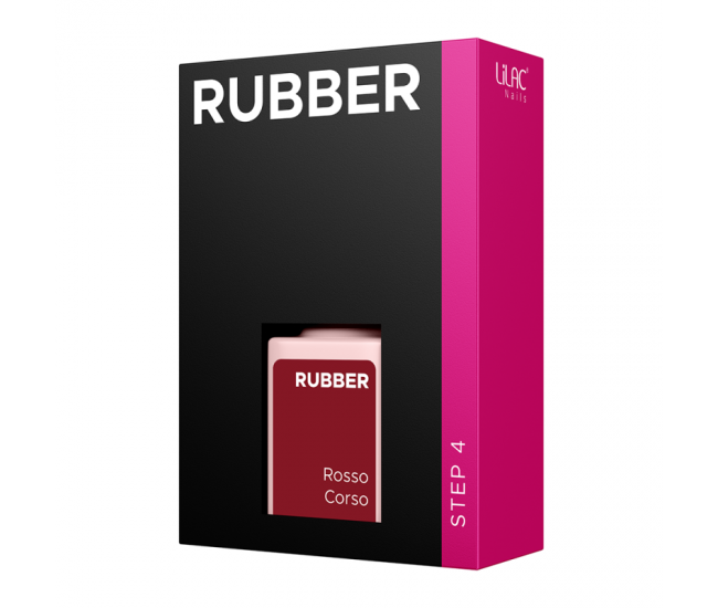 Oja semipermanenta Lilac Rubber Rosso Corso