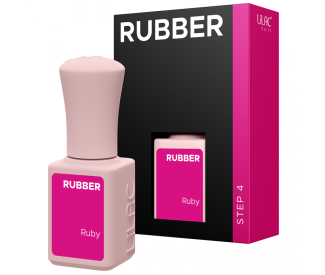 Oja semipermanenta Lilac Rubber Ruby