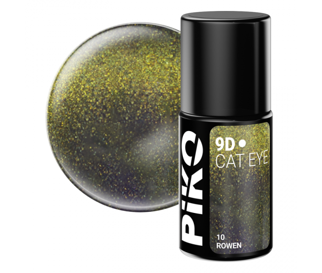 Oja semipermanenta Piko, 9D Cat Eye, 7 g, 10 Rowen