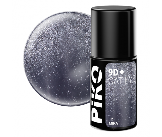 Oja semipermanenta Piko, 9D Cat Eye, 7 g, 12 Mira