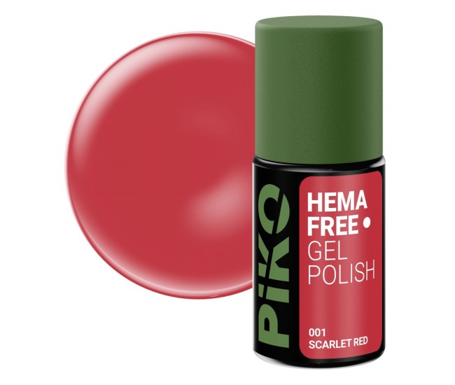 Oja semipermanenta Piko Hema Free 001 Scarlet Red 