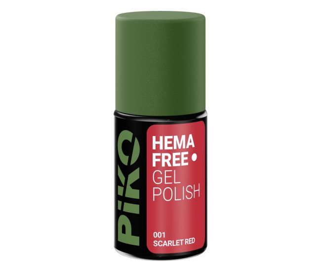 Oja semipermanenta Piko Hema Free 001 Scarlet Red 