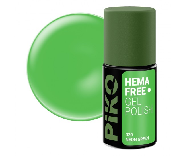 Oja semipermanenta Piko Hema Free 020 Neon Green