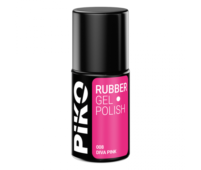 Oja semipermanenta Piko, Rubber, 7ml, 008 Pink