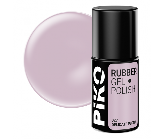 Oja semipermanenta Piko, Rubber, 7ml, 027 Delicate Peony