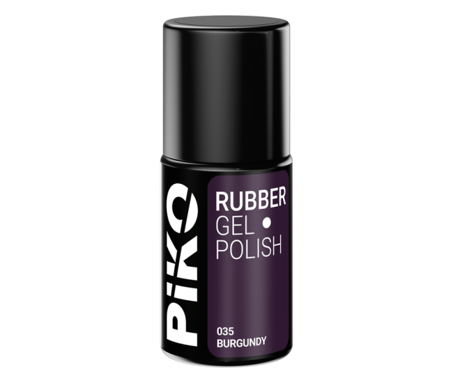 Oja semipermanenta Piko, Rubber, 7ml, 035  Burgundy