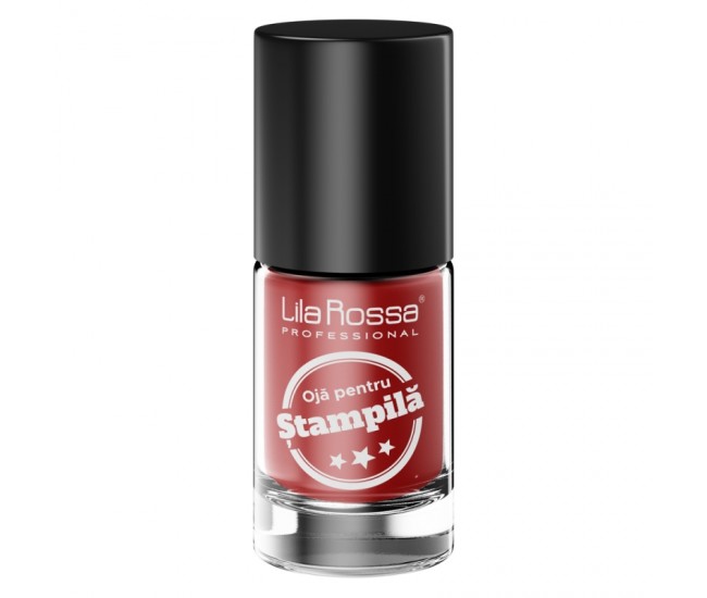 Oja Vogue pentru stampila, 6 ml, rosie
