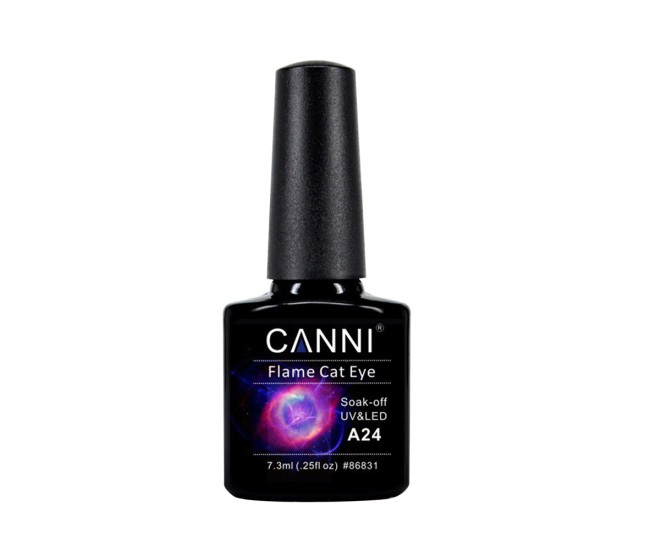 Oja semipermanenta Canni, 3D Flame Cat Eye, 7.3 ml, cod a24 Oja semipermanenta Canni, 3D Flame Cat Eye, 7.3 ml, cod a24