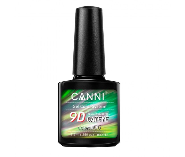 Oja semipermanenta Canni, 9D Cat Eye, 7.3 ml, nuanta 06