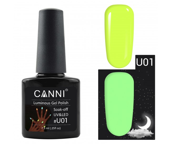 Oja semipermanenta, Canni, Glow In The Dark u01 Oja semipermanenta, Canni, Glow In The Dark u01