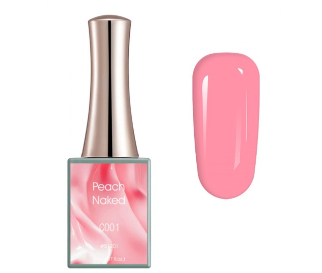 Oja semipermanenta Canni, Peach Naked, 16 ml, c001 Oja semipermanenta Canni, Peach Naked, 16 ml, c001