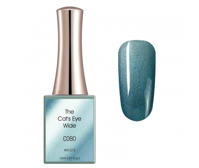 Oja semipermanenta Canni, The Cat's Eye Wide, 16 ml, c080 Oja semipermanenta Canni, The Cat's Eye Wide, 16 ml, c080