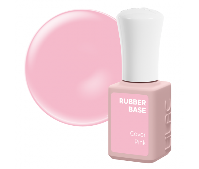 Oja semipermanenta Lilac Rubber Base, Cover Pink, 6 g