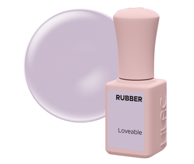 Oja semipermanenta Lilac Rubber Loveable 6 g