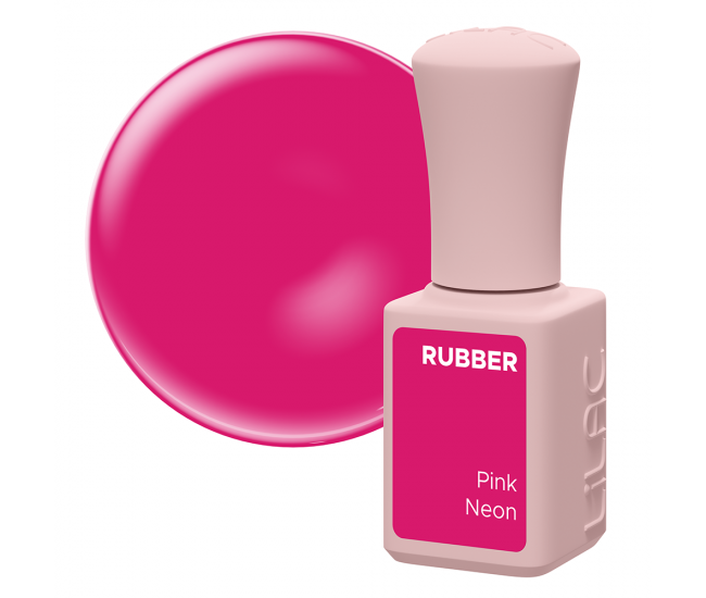 Oja semipermanenta Lilac Rubber Pink Neon 6 g