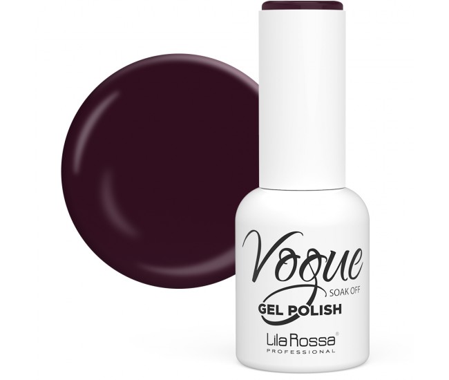 Oja semipermanenta Lila Rossa Vogue 12 plum lucios 10 ml Oja semipermanenta Lila Rossa Vogue 12 plum lucios 10 ml