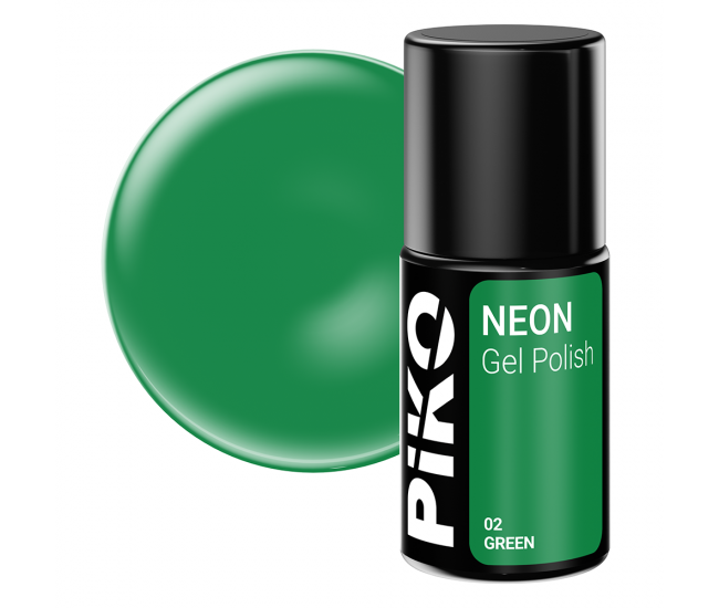 Oja semipermanenta Piko, Neon, 7 g, 02, Verde