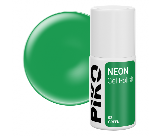 Oja semipermanenta Piko, Neon, 7 g, 02 Verde