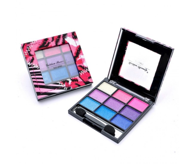 Paleta fard,  Golden Beauty, 9 culori
