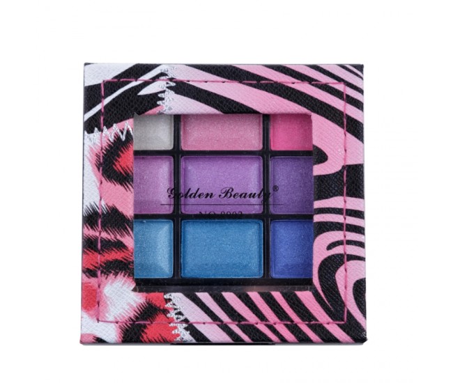 Paleta fard,  Golden Beauty, 9 culori