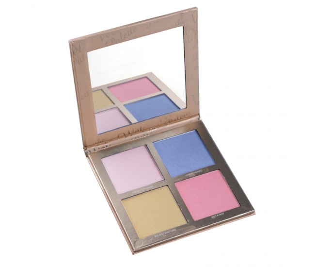 Paleta Iluminator si Contur Kiss Beauty, The Wet Palette