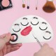 Paleta mixare fond de ten sau vopsele acrilice cu spatula, Lila Rossa semirotunda cu 5 compartimente