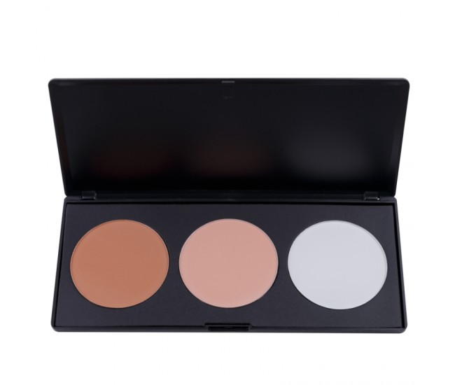 Paleta pudra in 3 nuante, P3-1