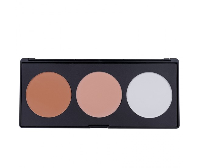 Paleta pudra in 3 nuante, P3-1