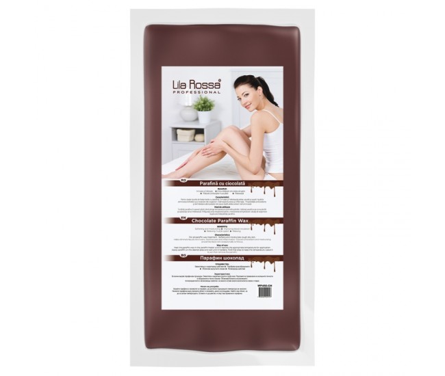Parafina cosmetica, Lila Rossa, cu aroma de ciocolata, 450 g