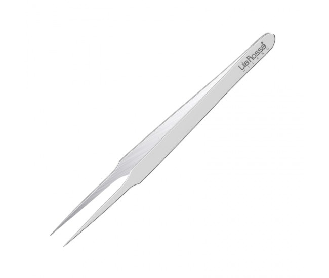 Penseta pentru gene Lila Rossa, Smart, din otel inoxidabil, varf ascutit, model lrs-1003