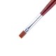 Pensula plata dreapta pentru ruj, Lila Rossa, Luna, rl5f